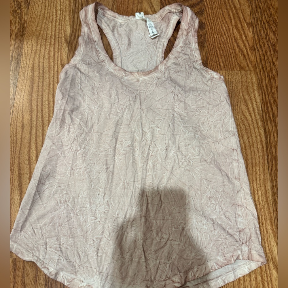 Lululemon Blush Tie Dye Pink Top